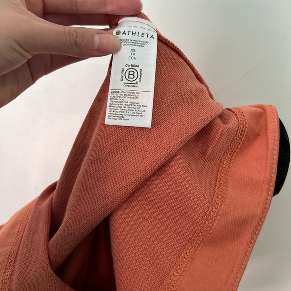 💌 Athleta Retroterry Skirt Drawstring in Sunbaked Clay size XS - Picture 4 of 6